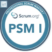 PSM I certification badge