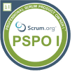PSPO I certification badge